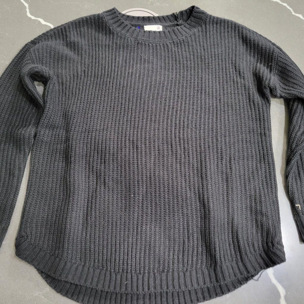Black Crew Neck Sweater